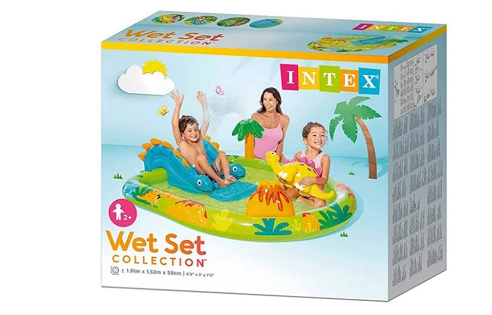 בריכת מתנפחת לילדים פארק פרהיסטורי 191X152X58 סמ 57166 מבית INTEX