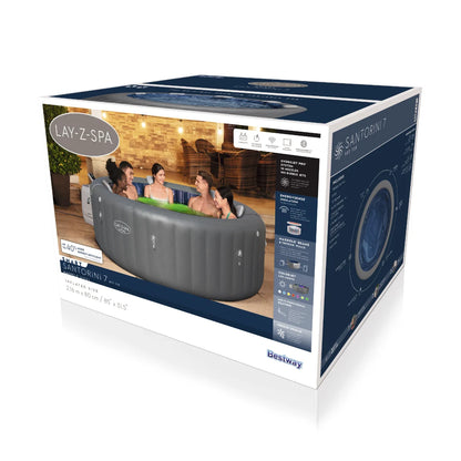 ג'קוזי מתנפח בייתי סנטוריני 21X6X80 סמ 6001T מבית Bestway