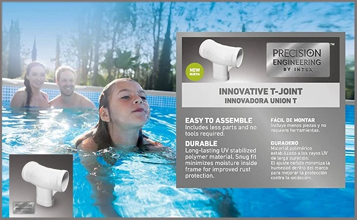 בריכת עמודים עגולה Prism Frame 305X76 26700 מבית INTEX