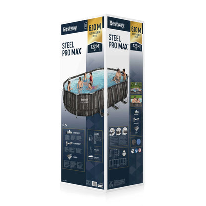 בריכה אובלית אולטרה 610X366X122 5611R מבית BESTWAY