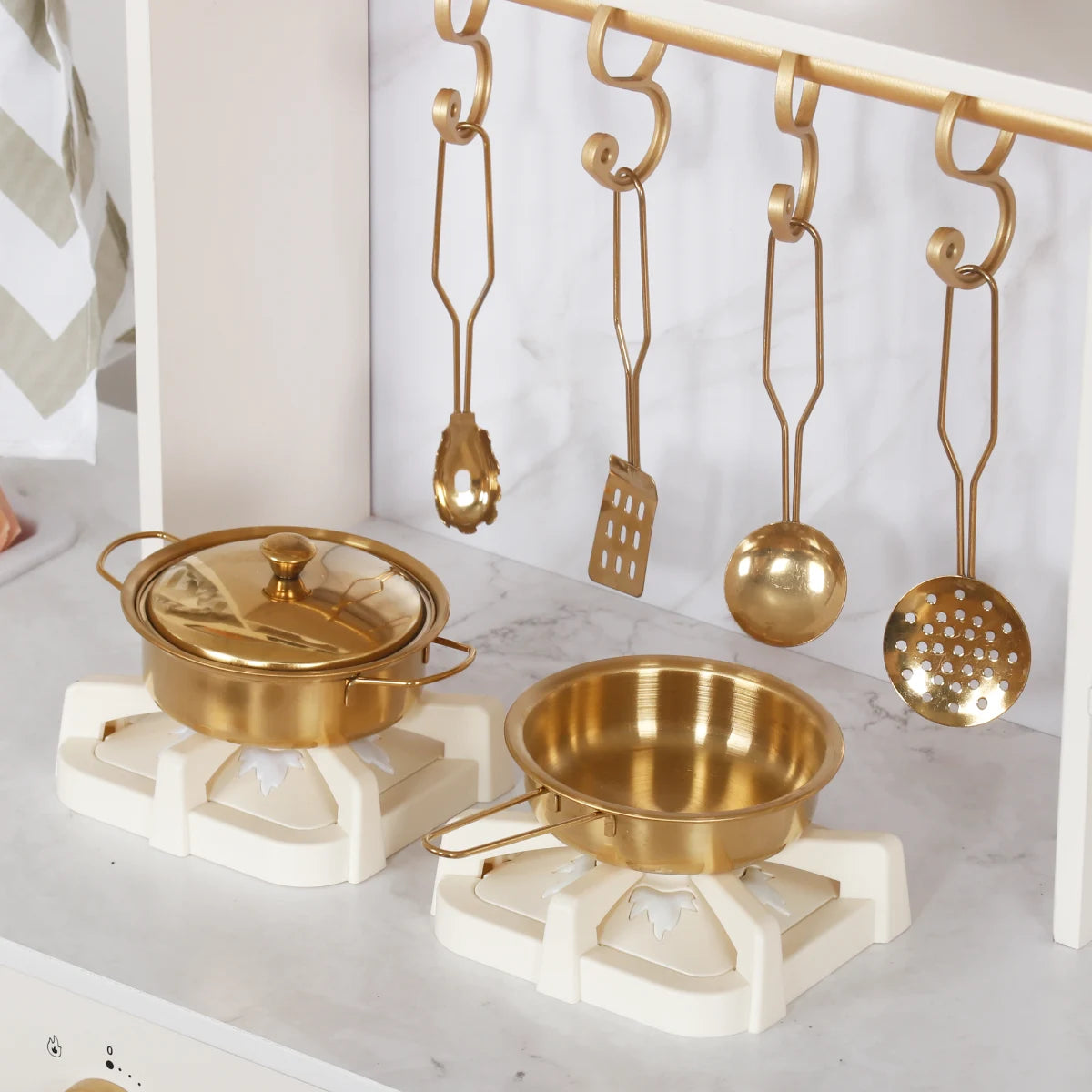 מטבח עץ אלקטרוני ענק לילדים דגם פריאל