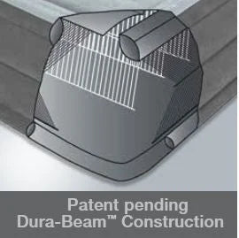 מזרן מתנפח זוגי Queen Dura-Beam Plus עם משאבה מובנית 203×152×46 ס״מ | INTEX | מק״ט 64414 |