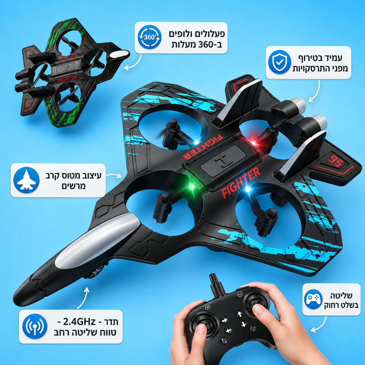 רחפן קרב פאלאס 360°