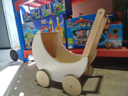 טיולון עץ מהודר W16E112b מבית קפיץ קפוץ
