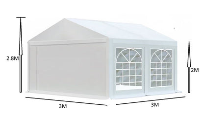 אוהל לאירועים 3X3 פרמיום PVC חזק במיוחד TENT-PRO