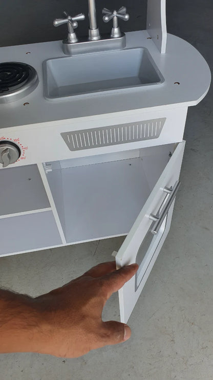 מטבח לילדים מעץ צור W10C543 מאת בית העץ