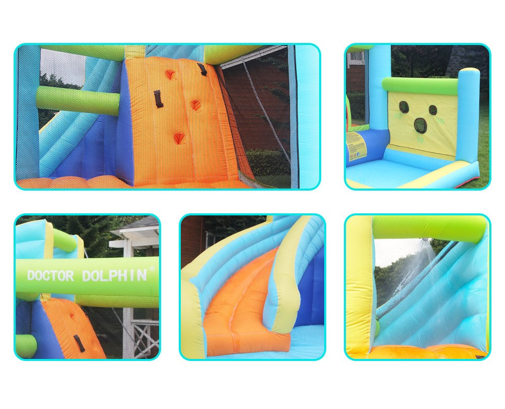 מתקן קפיצה מתנפח מדהים עם מגלשה דגם ED9635