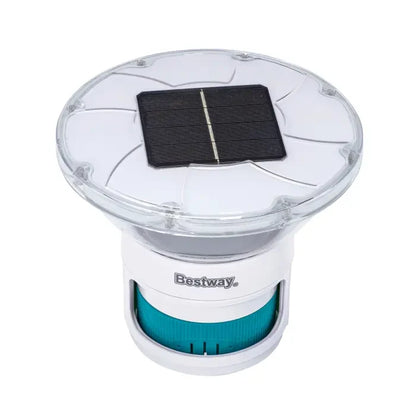 מצוף מינון כלור סולארי BESTWAY SolarGlow™ עם תאורת LED צבעונית | מק״ט ‎58943‎ | כולל שלט