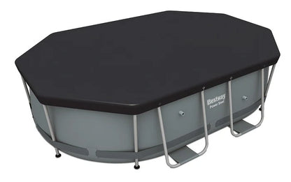 כיסוי לבריכה אובלית אפורה 300X200X84 סמ 58424 מבית BESTWAY
