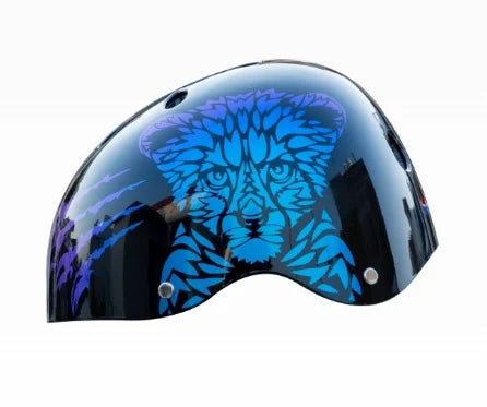 קסדה לילדים WILD RIDERZ שחור כחול 84159 MEDIUM