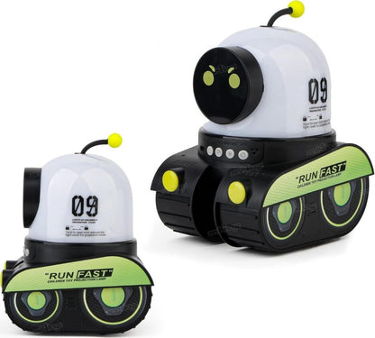 רובוט מקרן צורות + רמקול בלוטוס לתינוקות וילדים