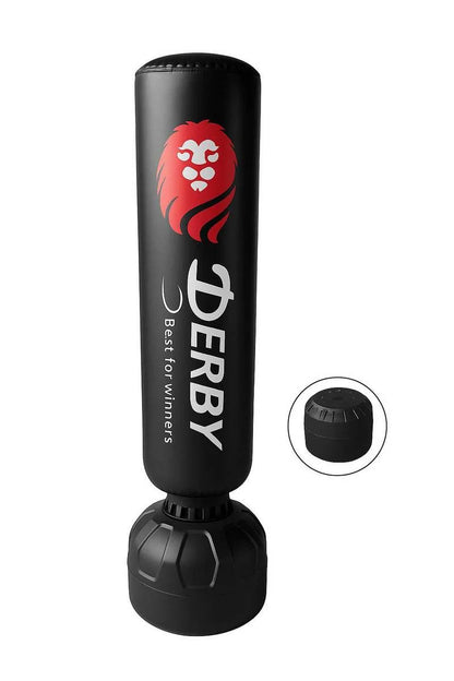 שק אגרוף עומד סינתטי עם מילוי בד 180X30 ס"מ מבית DERBY