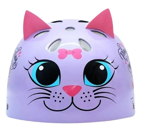 קסדה לילדים Kitty Cat חתול סגול מבריק SMALL 82711
