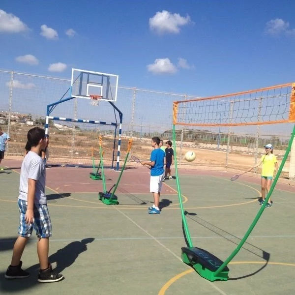 ערכת מולטי נט רשת ניידת בעלת 3 מצבים פלוס 2 מוטות טלסקופיים DERBY