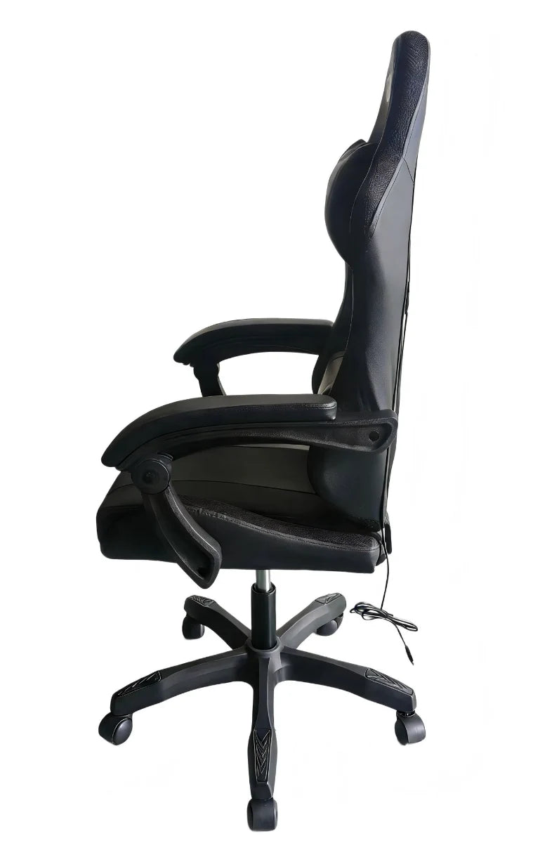 כיסא גיימינג בצבע שחור 7008RGBBLACK מבית LEVEL UP