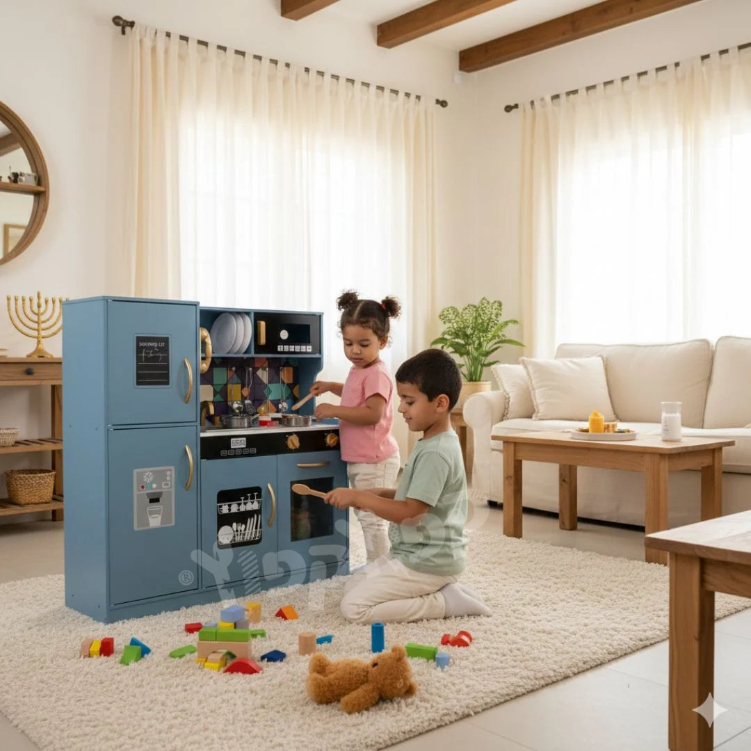 מטבח לילדים מעץ טופז W10C955 מאת בית העץ