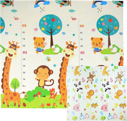 שטיח פעילות מתקפל עם תיק 200×180 ס"מ