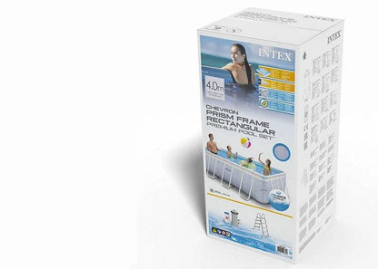 בריכת אולטרה עמודים מלבנית בריכה בלבד | 400X200X100 סמ | מק״ט 26780X | INTEX