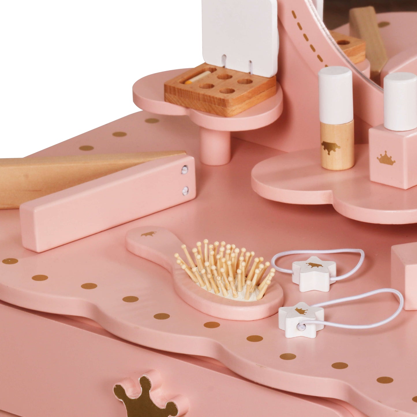 שידת איפור מעץ MDF איכותי לילדים דגם דר