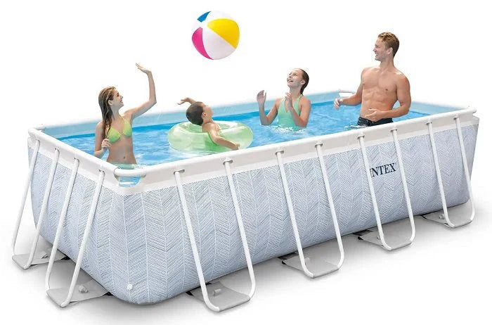 בריכת אולטרה עמודים מלבנית בריכה בלבד | 400X200X100 סמ | מק״ט 26780X | INTEX