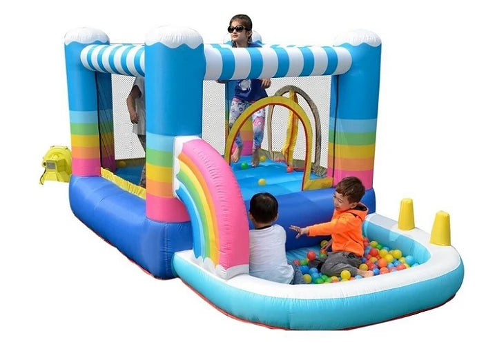 מתנפח בינוני קשת בענן 62112 מבית JUMPER