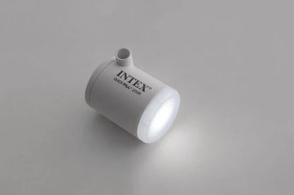 משאבת ניפוח מיני נטענת INTEX QuickFill עם USB ותאורת LED