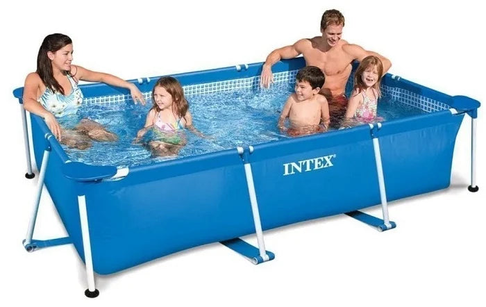 בריכת עמודים מלבנית כחולה | 260X160X65 ס"מ | מקט INTEX | 28271