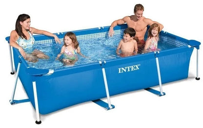 בריכת עמודים מלבנית כחולה | 260X160X65 ס"מ | מקט INTEX | 28271