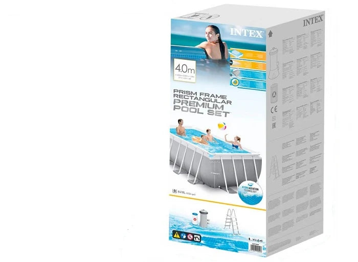 בריכת אולטרה עמודים מלבנית ערכת יצרן | 400X200X122 ס"מ | מקט INTEX | 26790