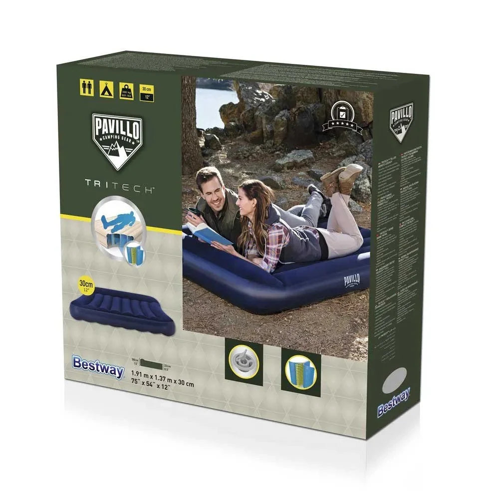 מזרן זוגי מתנפח כחול 67681 מבית BESTWAY