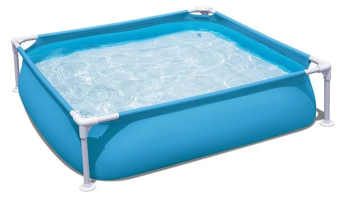 בריכת עמודים מסגרת ריבועית 122X122X30.5סמ 56217 מבית BESTWAY