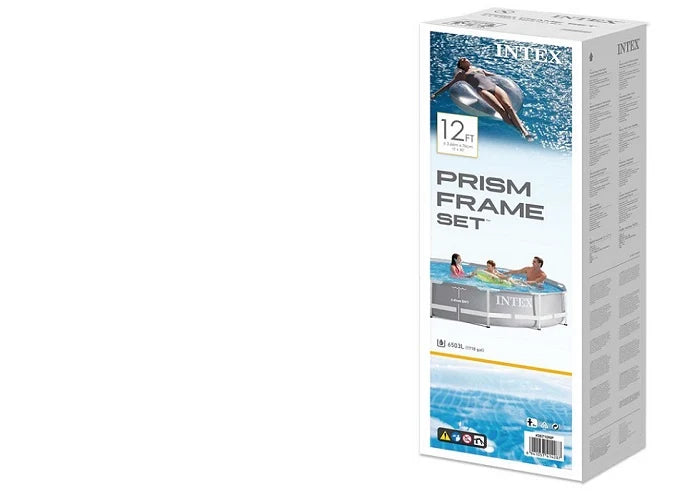 בריכת עמודים עגולה 26710 Prism Frame 366X76 מבית INTEX