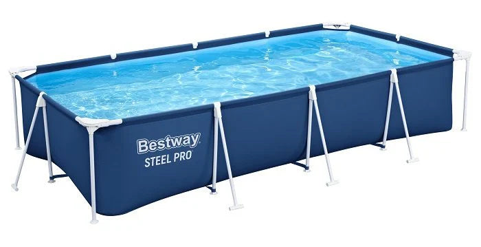 בריכה משפחתית מסגרת מלבנית | 400X211X81 ס"מ | מקט BESTWAY | 56405