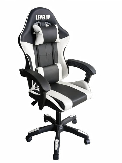 כיסא גיימינג בצבע לבן 7008W מבית LEVEL UP