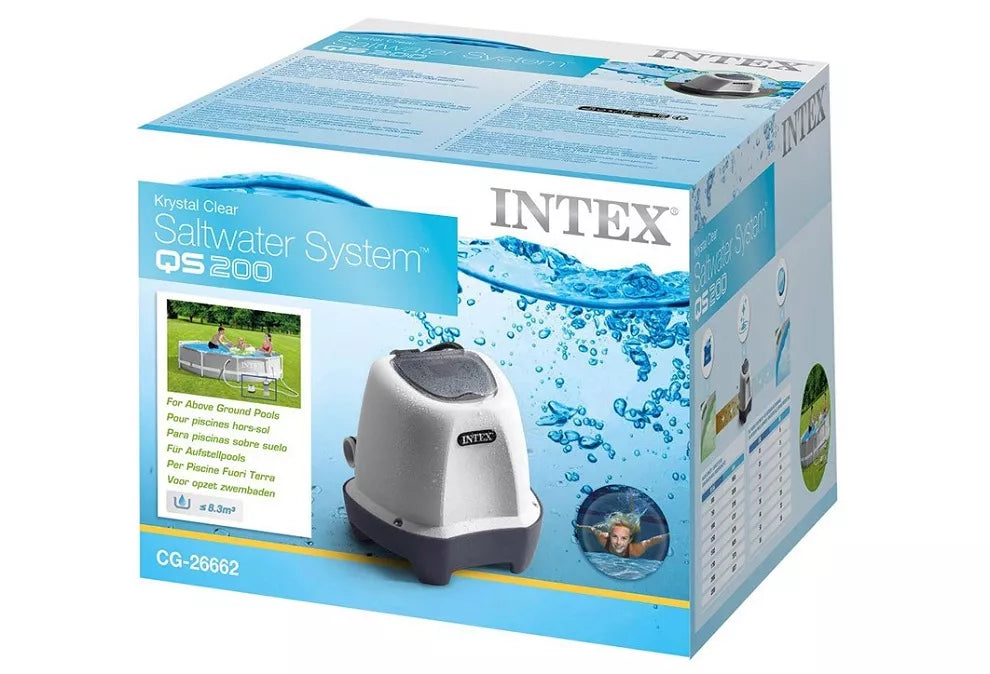 מערכת מלח QS200 לבריכה עד 8,327 ליטר | INTEX | מק״ט 26662