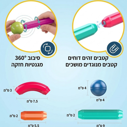 משחק המקלות והכדורים המגנטיים של פאלאס
