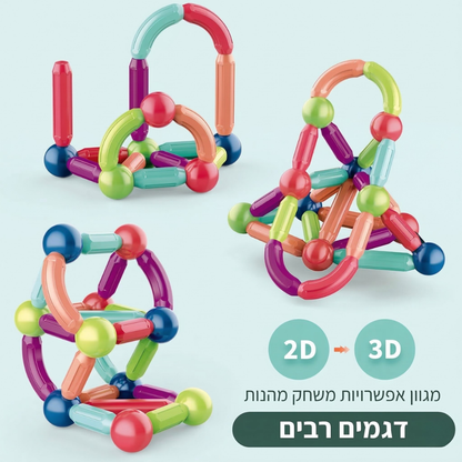 משחק המקלות והכדורים המגנטיים של פאלאס