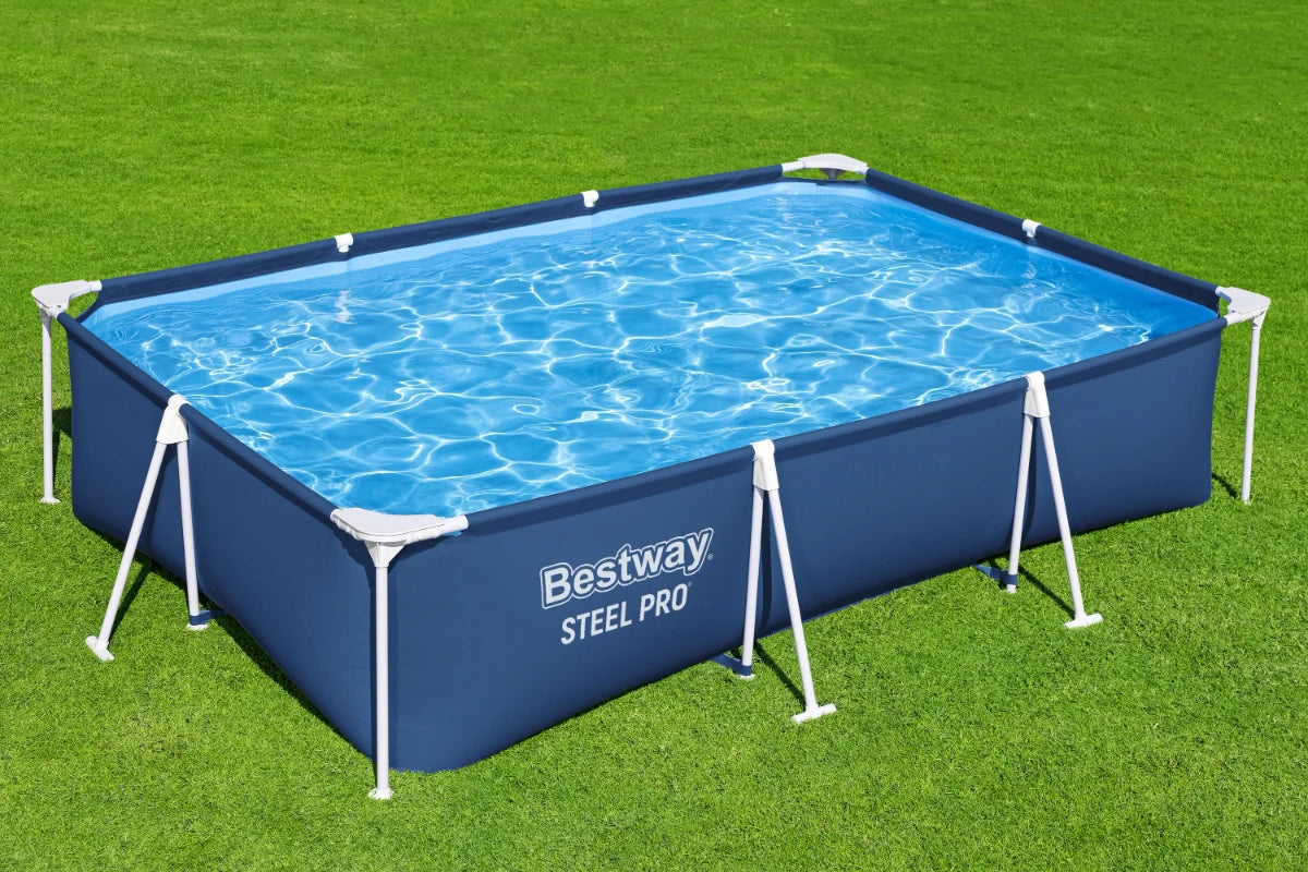 בריכה משפחתית מסגרת מלבנית 300X201X66 סמ 56404 מבית BESTWAY