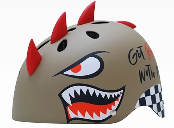 קסדה לילדים SHARK חום מדבר מט MEDIUM 82728