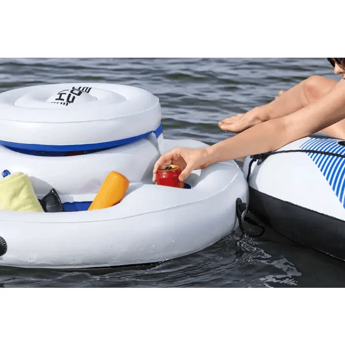 צידנית צפה לבריכה BESTWAY Hydro-Force Polar Circle ‎85×32‎ ס״מ | מק״ט ‎| ‎43949‎ מחזיקי כוסות |
