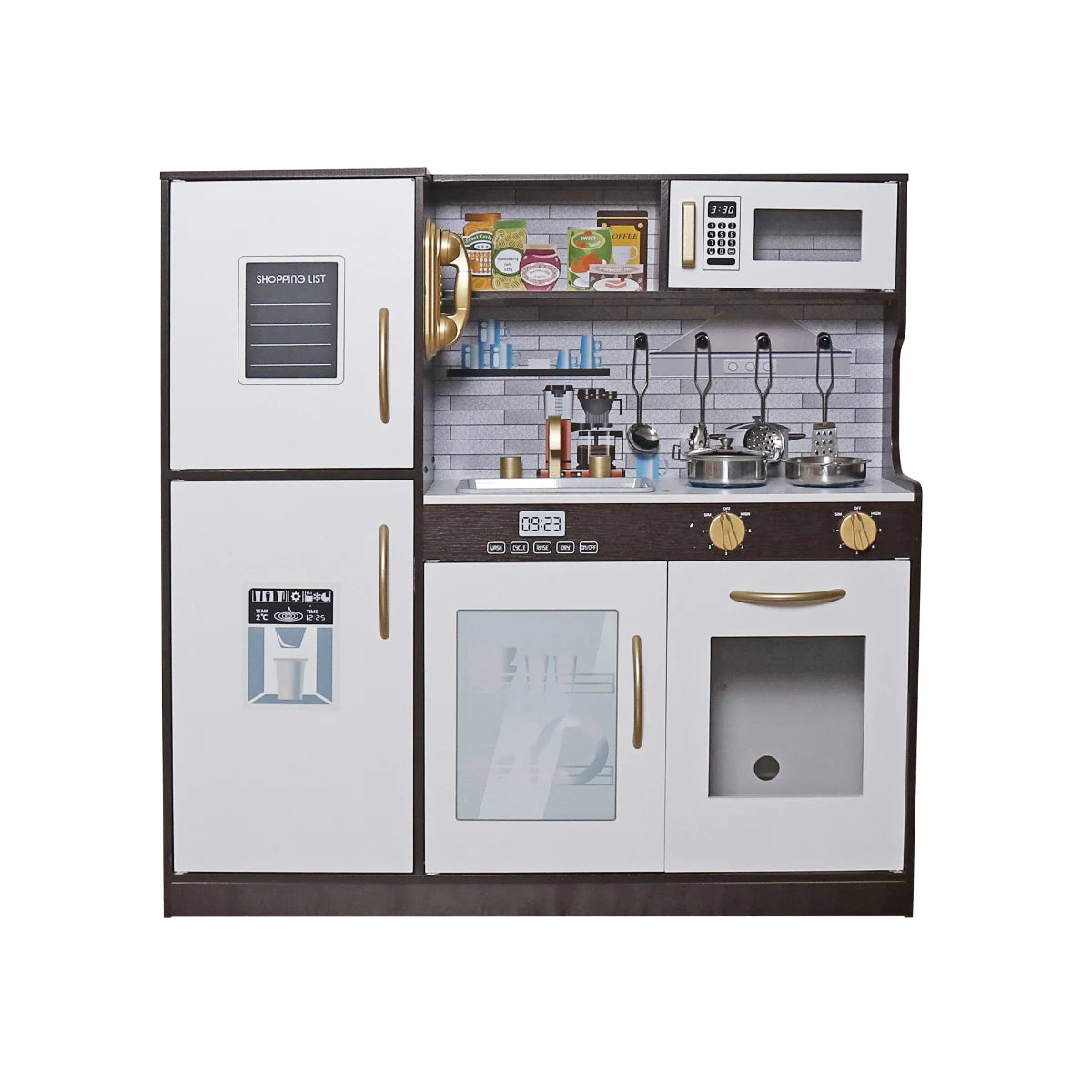 מטבח לילדים מעץ אלמוג W10C529E מאת בית העץ
