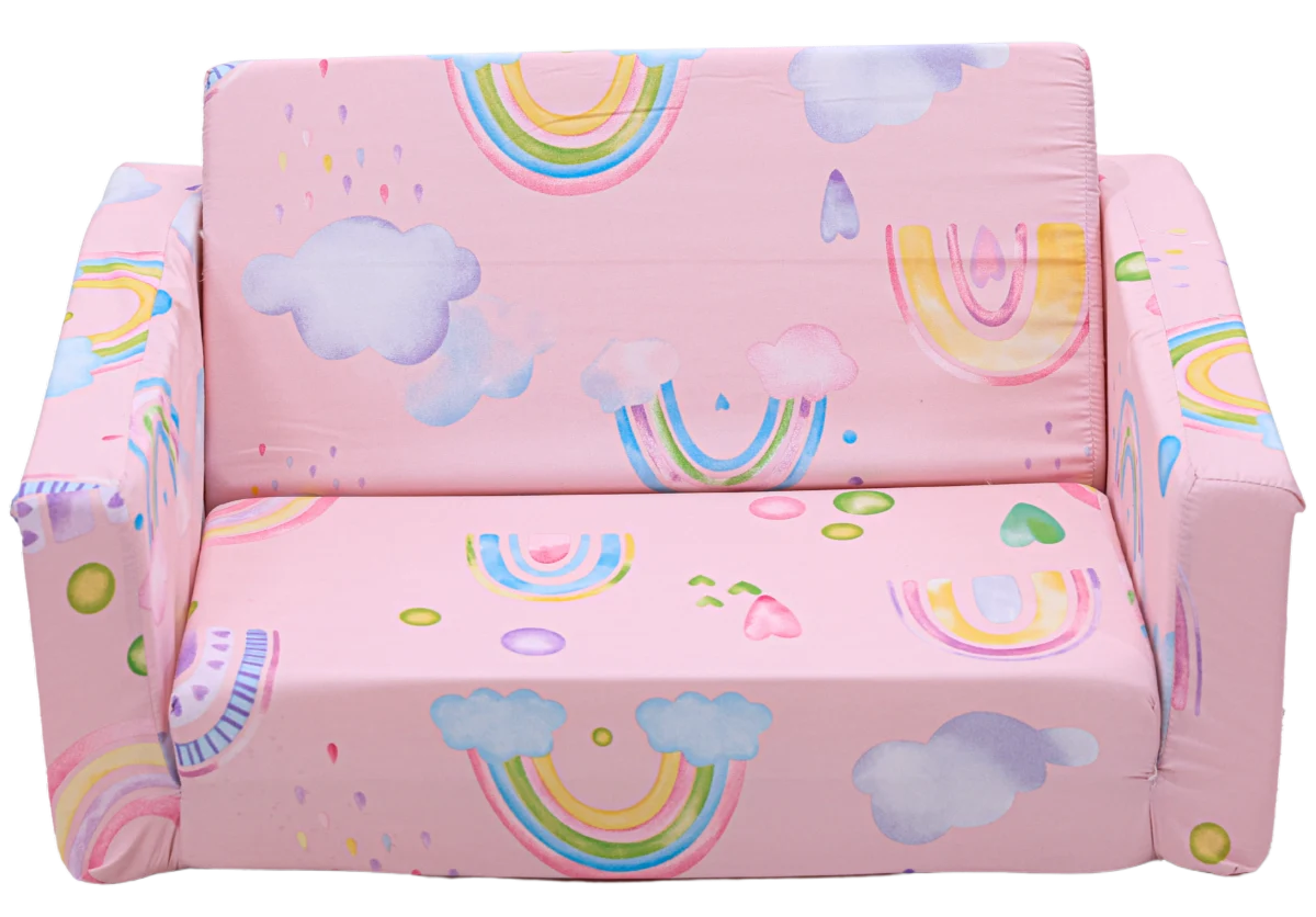 ספה נפתחת לילדים דגם קשת בענן בוואקום SAPAPRAINBOW מבית קפיץ קפוץ