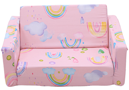 ספה נפתחת לילדים דגם קשת בענן בוואקום SAPAPRAINBOW מבית קפיץ קפוץ