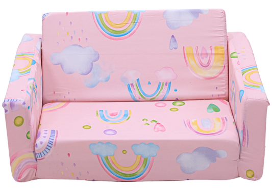 ספה נפתחת לילדים דגם קשת בענן בוואקום SAPAPRAINBOW מבית קפיץ קפוץ