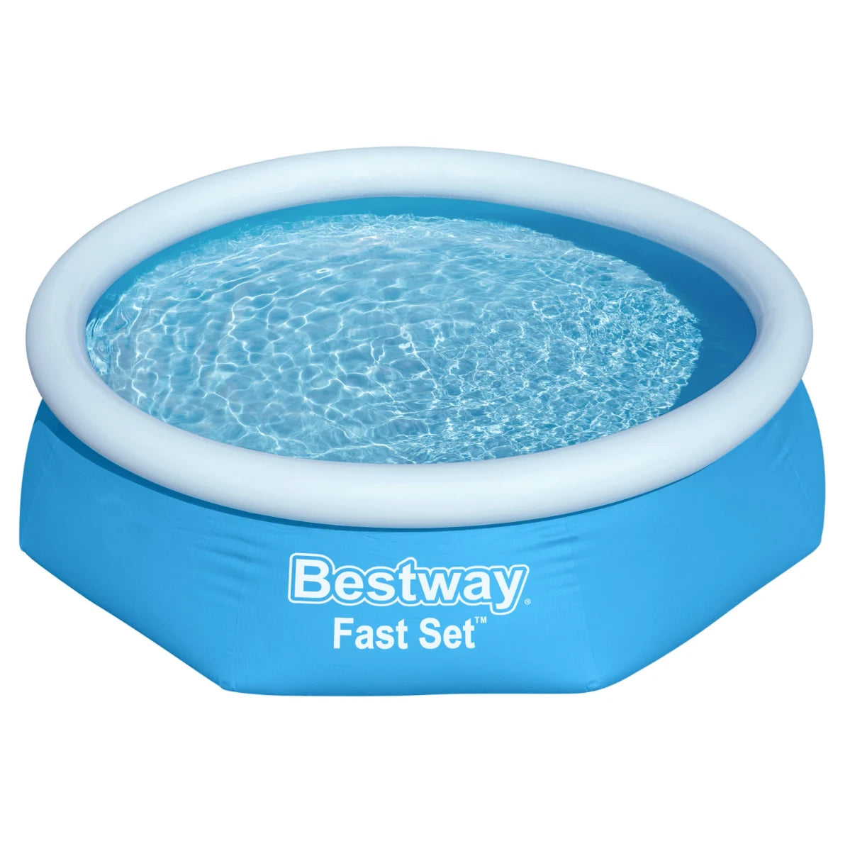 בריכה משפחתית עגולה שפה מתנפחת 305X76 סמ FAST 57266 מבית BESTWAY