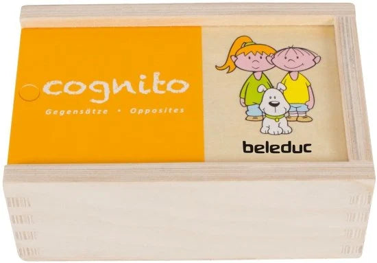 משחק הפכים 20 חלקים Cognito מעץ 115202 מבית Beleduc