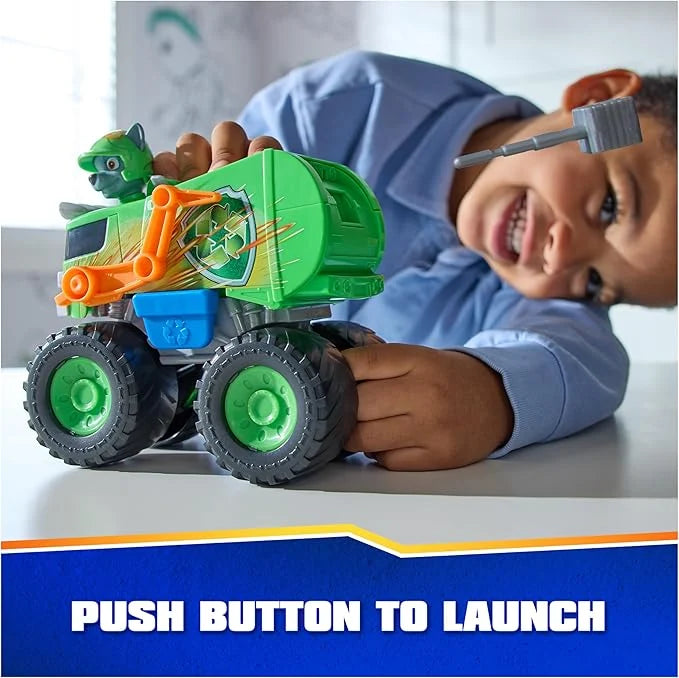 משאית מחזור גלגלי ענק יורה חץ עם דמות של רוקי 5461HG מבית מפרץ ההרפתקאות