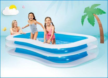 בריכה מתנפחת לילדים מלבנית 262X175X56 סמ 56483 מבית INTEX