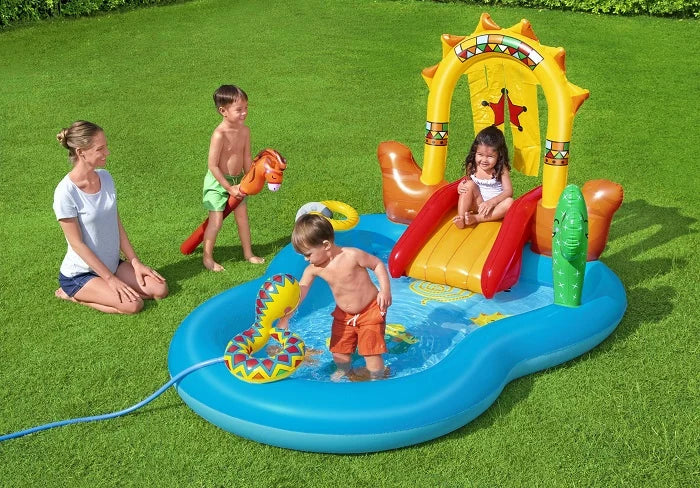 בריכה מתנפחת לילדים המערב הפרוע (264X188X140 סמ) 53118 מבית BESTWAY