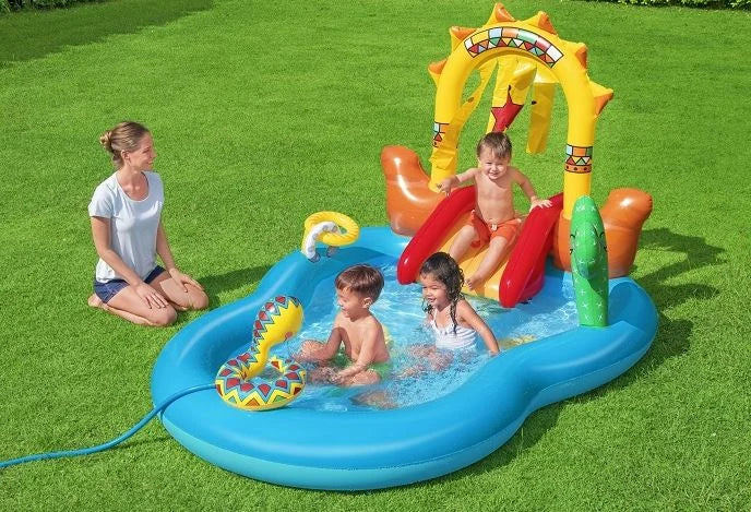 בריכה מתנפחת לילדים המערב הפרוע (264X188X140 סמ) 53118 מבית BESTWAY